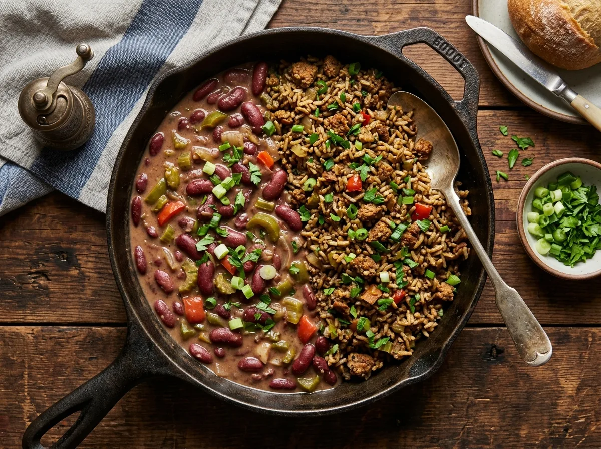 Cajun Red Beans & Dirty Rice