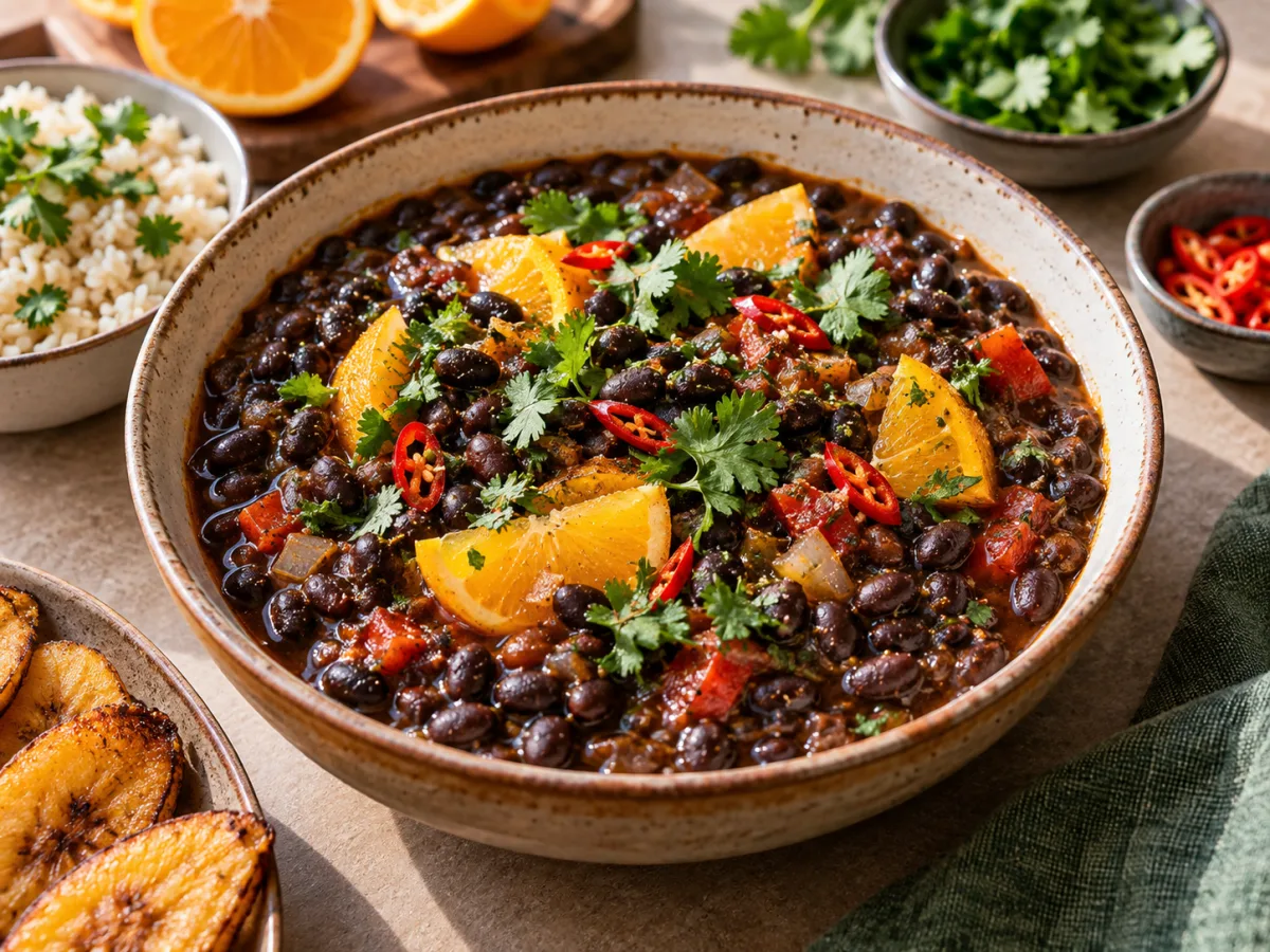 Cuban Black Bean & Plantain Bowls