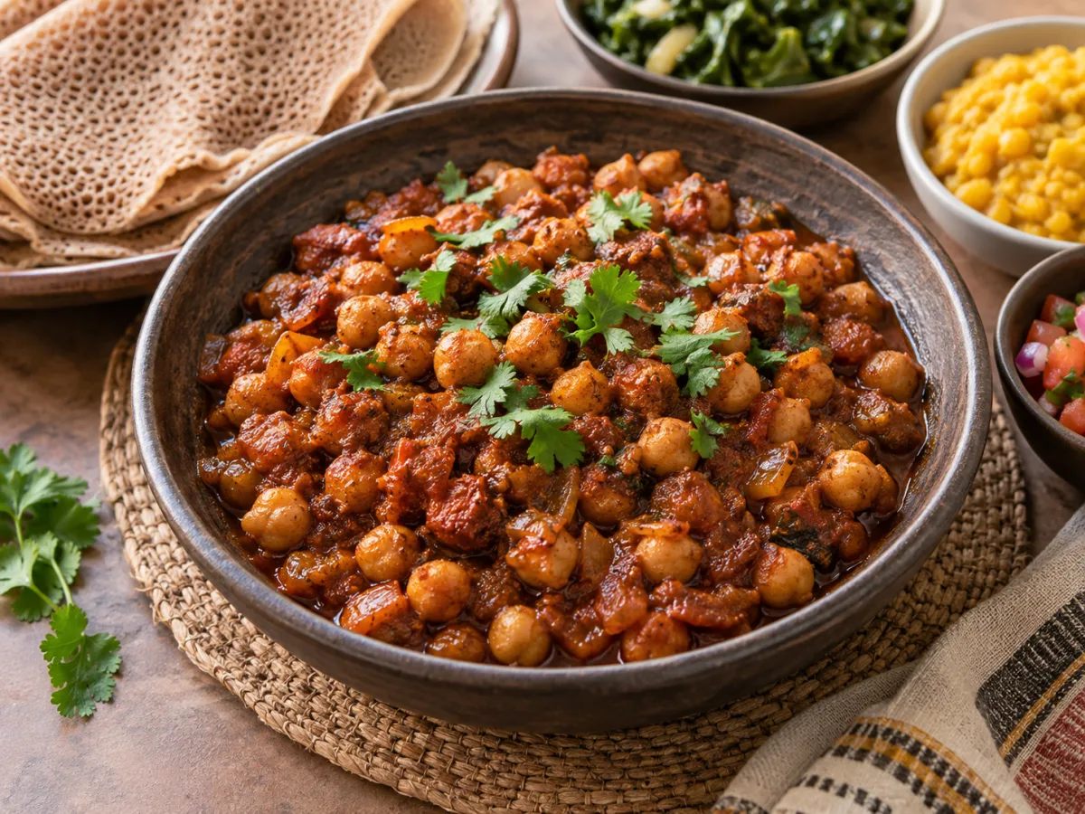Ethiopian Berbere Chickpea Stew