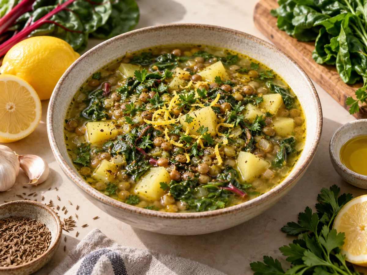 Lebanese Lentil Lemon Soup