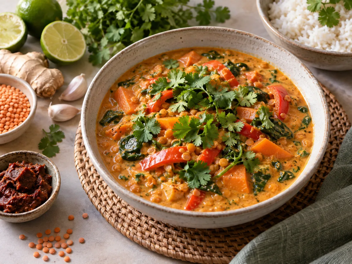Thai Coconut Lentil Curry