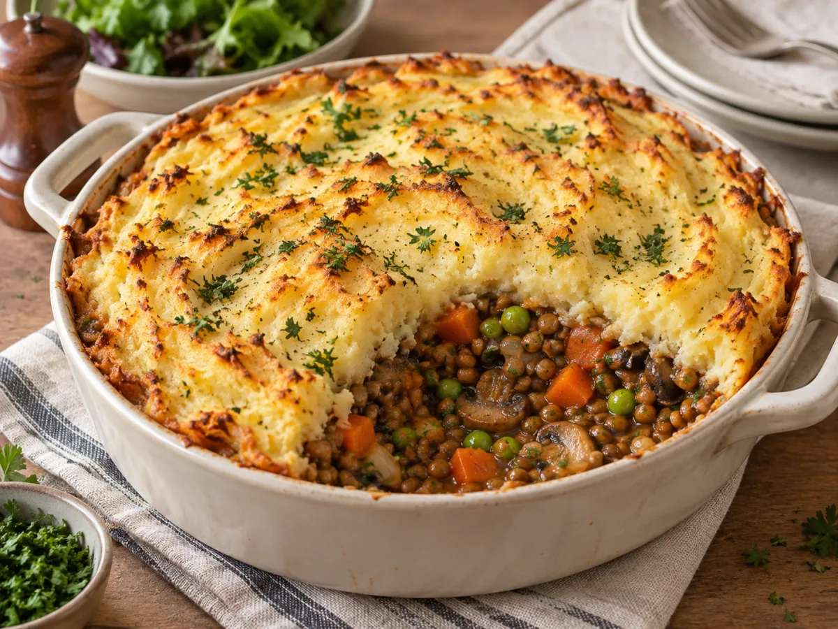 Vegan Lentil Shepherds Pie